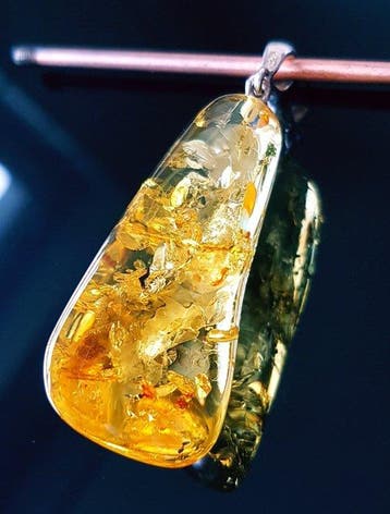 Amber Uniek natuurlijk Baltisch barnsteenhanger- 9 g