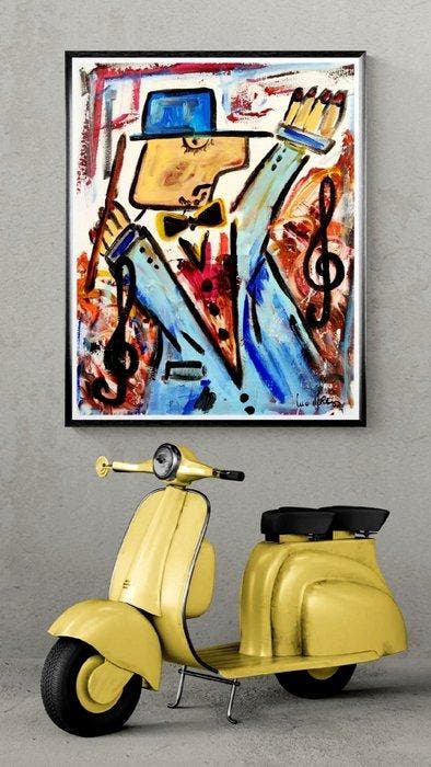 Luc Mora - Mr Pipo maestro - XXL, Antiquités & Art, Art | Objets design