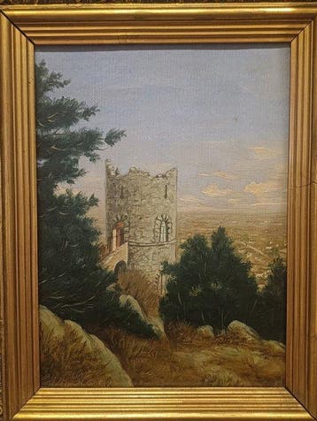German school (XIX-XX) , signed Erich Glaser - Landschaft
