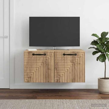 vidaXL Wandmontage TV-kast 59,5 x 41 x 30 cm Artisanaal, Verzenden