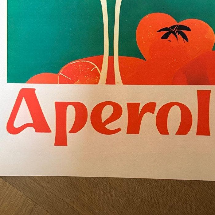 Luigi & Silvio Barbieri - Aperol Spritz Poster, Antiquités & Art, Art | Dessins & Photographie
