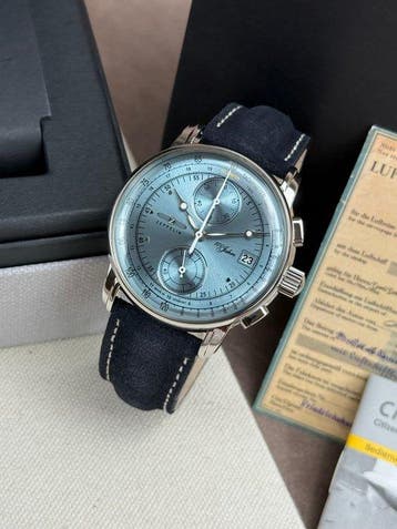 Zeppelin - Chronograph Date - 100 jahre - Z86704 - Homme -, Handtassen en Accessoires, Nieuw