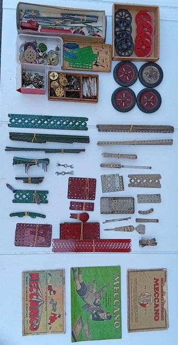 Meccano - Blikken speelgoed - Meccano made in England -, Antiquités & Art, Antiquités | Jouets