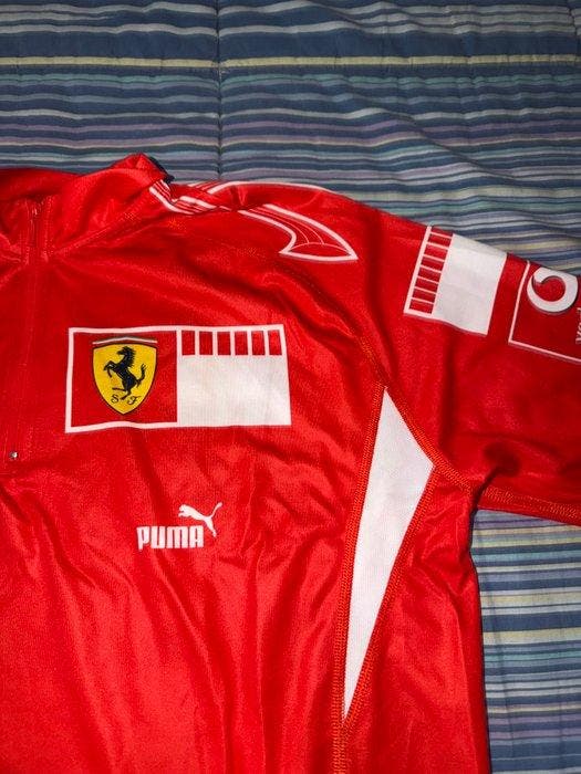 T-Shirt - Ferrari - T shirt Scuderia Ferrari F1 2005 - 2005, Collections, Marques automobiles, Motos & Formules 1