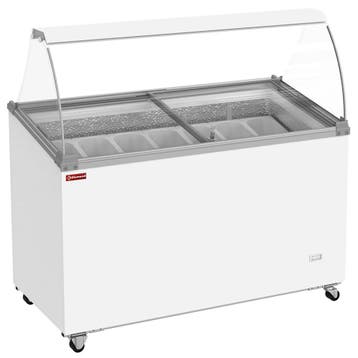 Schepijsvitrine | 381L | 7x 5L | -15°C/-23°C | Statisch |, Verzenden