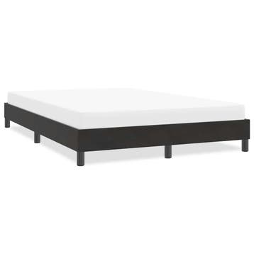 vidaXL Bedframe zonder matras 160x210 cm fluweel zwart, Verzenden, Nieuw