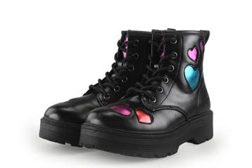 Skechers Veterboots Meisjes in maat 31 Zwart, Verzenden, Jongen of Meisje, Schoenen, Skechers