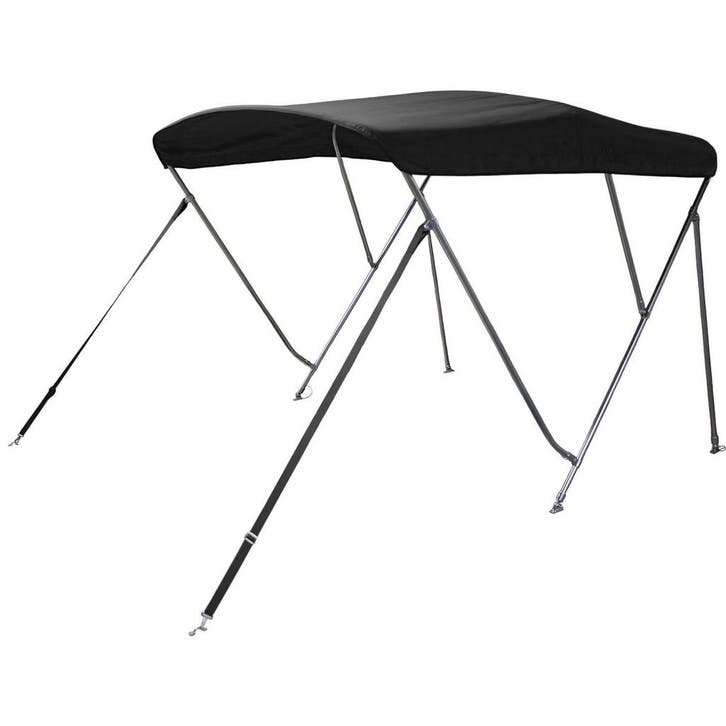 Biminitop Rvs 3 Boog 190-210cm Breed Zwart, Watersport en Boten, Accessoires en Onderhoud, Nieuw, Ophalen of Verzenden