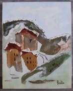 Gastone Breddo (1915-1991) - Case di Montagna, Antiquités & Art