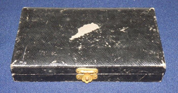 Set van 12 zilveren tafelnummers met haakje (circa 1920), Antiek en Kunst, Antiek | Zilver en Goud