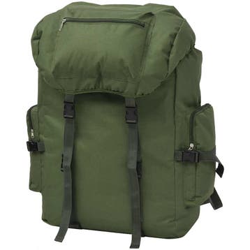 vidaXL Rugzak legerstijl 65 L groen, Verzenden