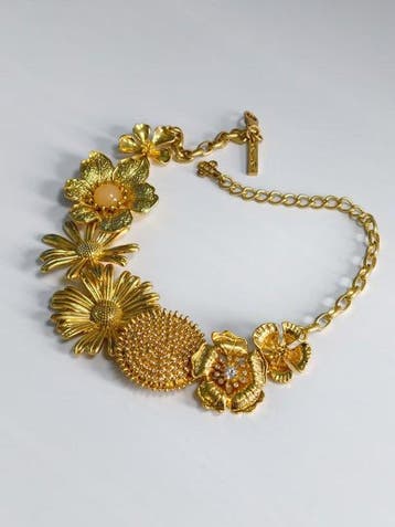Oscar De La Renta - Verguld - Halsketting