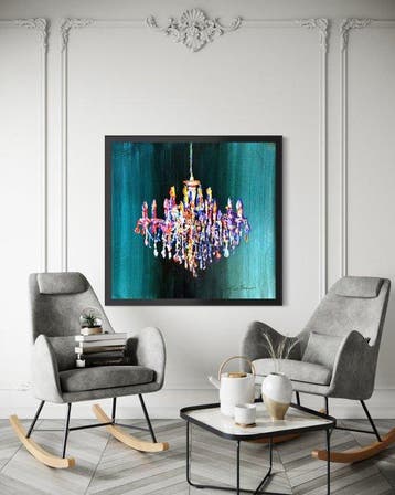 LINA VERANO - Happy Chandelier No. 1 - XL - NO RESERVE