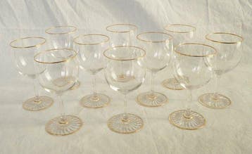 Cristal de Baccarat - Verre à vin (10) - catalogue 1907 -