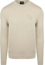 Lyle & Scott Tonal Pullover Greige maat Maat 48/50 (M) Heren, Nieuw, Lyle and Scott, Grijs, Verzenden