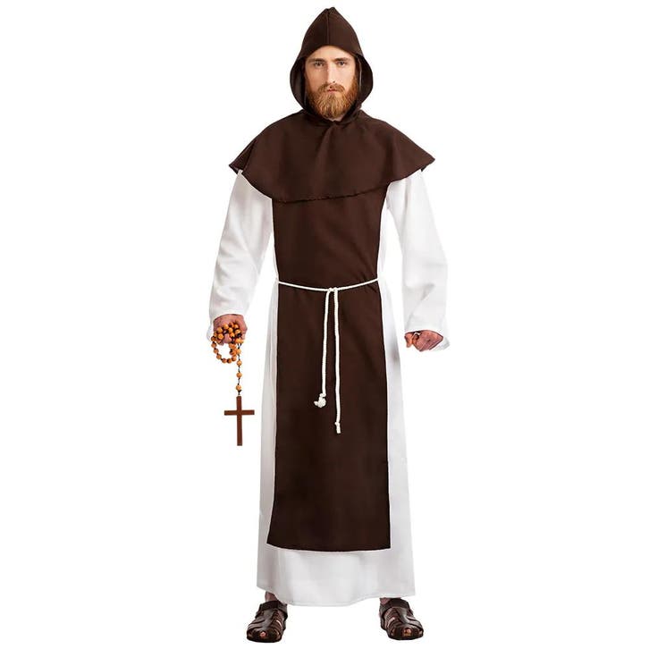 Monnik Kostuum Bruin Heren, Vêtements | Hommes, Costumes de carnaval & Vêtements de fête, Envoi