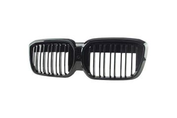 Dubbelspijls Grillen Glans Zwart BMW iX3 G08 B9918, Nieuw, Voor, BMW