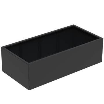 Aluminium plantenbak 200x100x60cm - Met bodem, 100 cm of meer, Nieuw, Metaal, 60 cm of meer