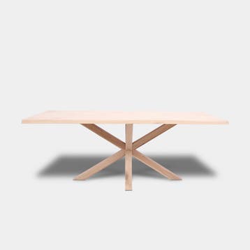 Tafel Boomstam eikenhout  Matrix hout  300x100, Huis en Inrichting, Nieuw
