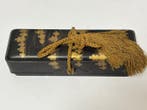 Fubako - Doos - Verfijnde antieke houten Fubako met gouden
