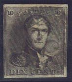 Belgique 1849 - Magnifique sceau bordé avec la variété «, Gestempeld