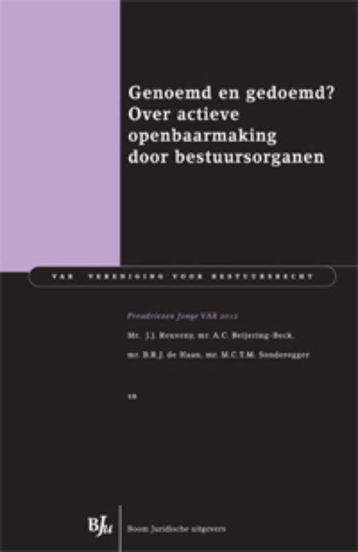 Genoemd of gedoemd? / Jonge VAR-reeks / 10 9789089746306, Livres, Science, Envoi