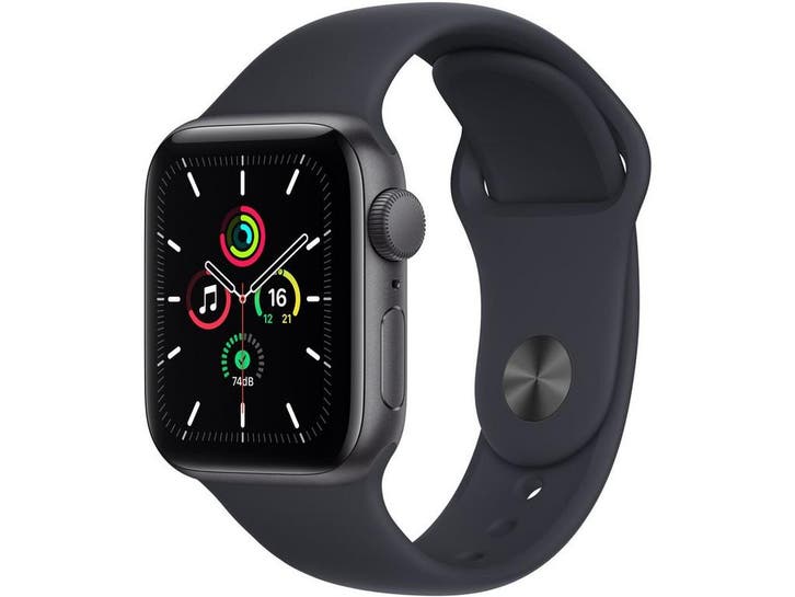 Apple Watch SE (2020) - Smartwatch - 40mm - 32GB - Grijs, Handtassen en Accessoires, Smartwatches, Zo goed als nieuw, Verzenden