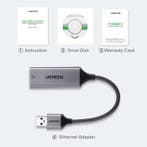 USB naar Ethernet Poort Adapter - 1000Mbps Data Overdracht, Verzenden, Nieuw