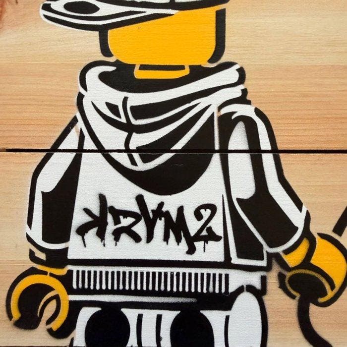 KRAM2 (1981) - RED LOVE, Antiek en Kunst, Kunst | Schilderijen | Modern