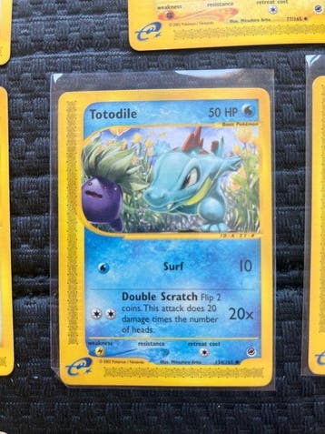 Pokémon Card - Totodile, Chikorita - WOTC, Nieuw