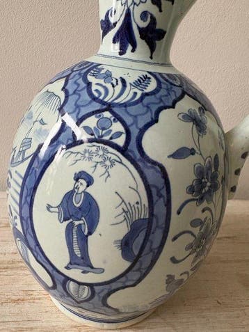 Boch Freres Keramis - Kruik - Keramiek - Chinoiserie -