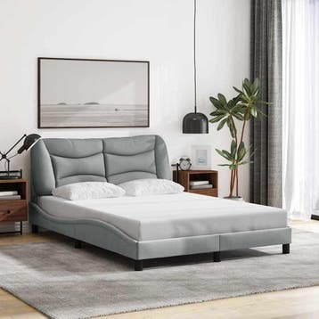 vidaXL Bedframe zonder matras Hvar 120x200 cm stof, Huis en Inrichting, Verzenden, Nieuw