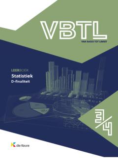 VBTL 3/4- leerboek Statistiek D-basis-D-4/5 uur, Livres, Livres scolaires, Envoi