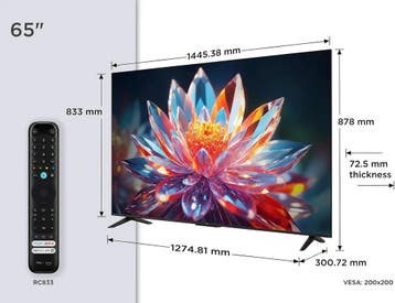 TCL 65T6C - 65 165cm QLED 4K UHD SMART TV, HDR10+, Dolby..., Ophalen of Verzenden, Nieuw