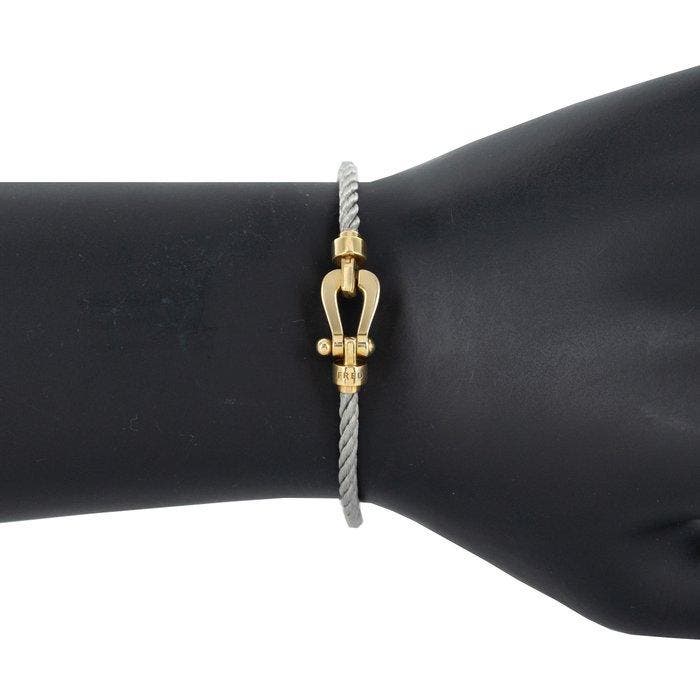 Fred - Armband - Force 10 - 18 karaat Geel goud, Handtassen en Accessoires, Armbanden