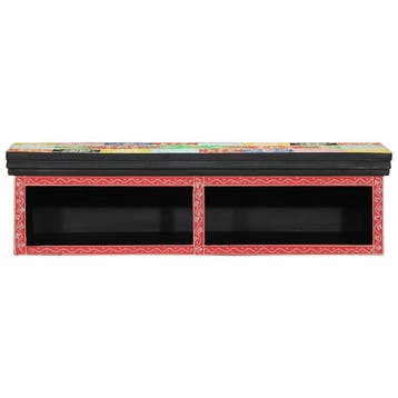 vidaXL TV Kast Multikleur 80 x 30 x 22 cm Bewerkt hout, Verzenden
