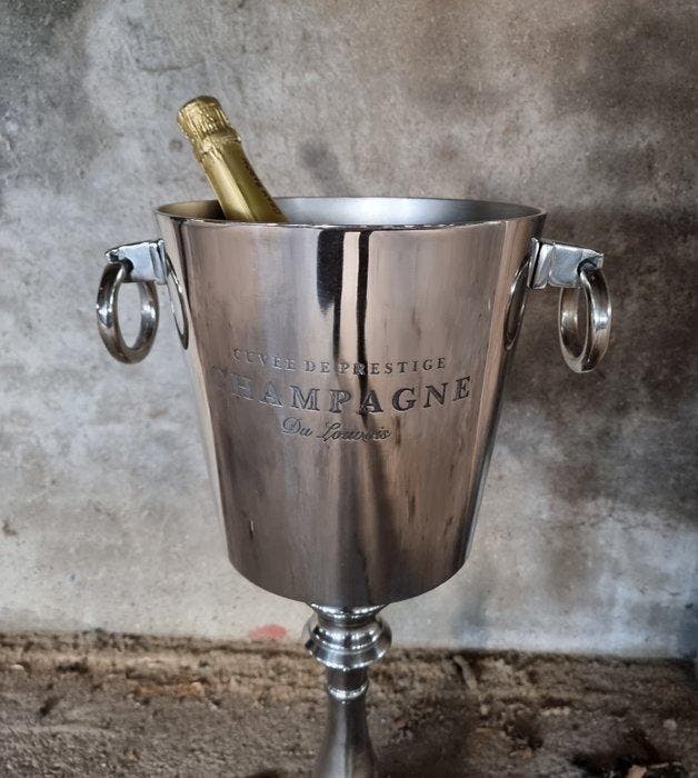 Champagne koeler - Aluminium, Antiquités & Art, Antiquités | Meubles | Tables