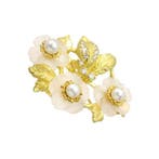 Tasaki - Broche - 18 carats Or jaune, Handtassen en Accessoires, Antieke sieraden