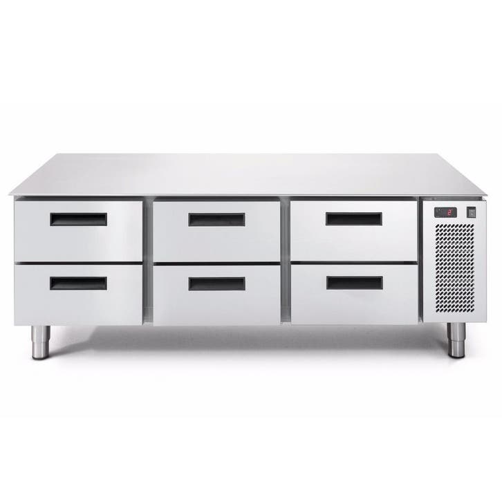 Koelwerkbank | LINEAR | Laag Model | 250L | 6 Laden (1/1, Zakelijke goederen, Horeca | Keukenapparatuur, Nieuw in verpakking, Verzenden