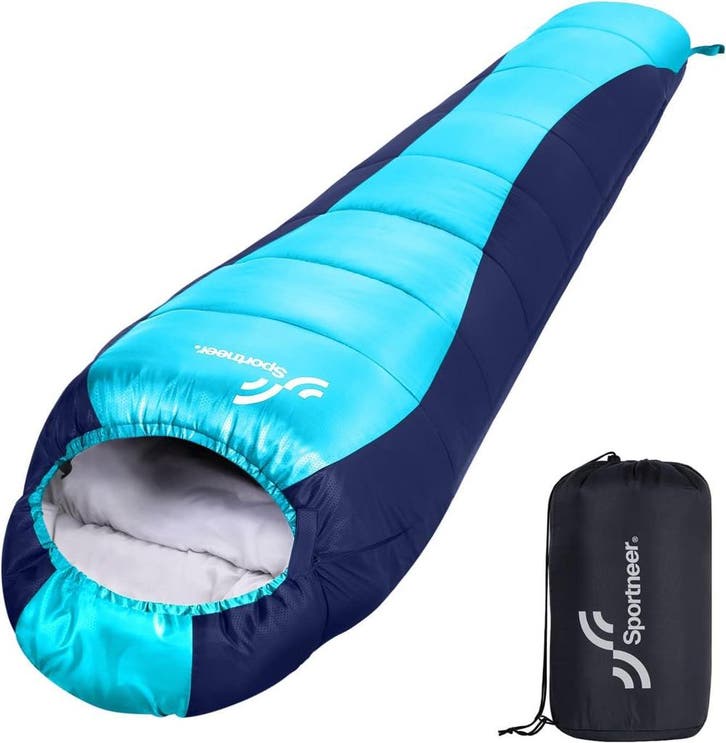 Sportneer Mummie Slaapzak | Retour Deal | 29% korting, Caravanes & Camping, Sacs de couchage, Envoi