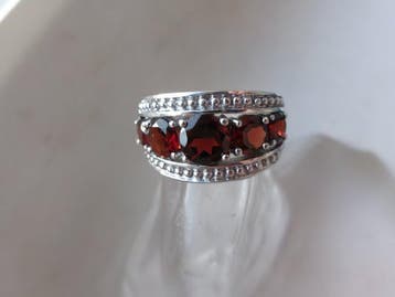 Argent - Bague - Style Art déco
