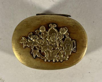 Boîte de tabac à priser - Bronze doré
