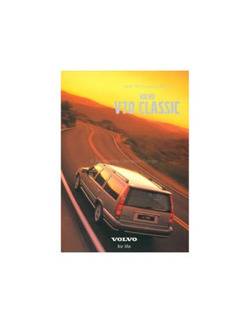2000 VOLVO V70 CLASSIC BROCHURE JAPANS, Ophalen of Verzenden, Nieuw