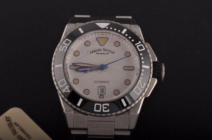 Armand Nicolet - JSH9 - Zonder minimumprijs - A480 New 44 mm, Bijoux, Sacs & Beauté, Montres | Hommes