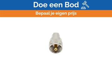 Bieden: FME Male to UHF Male (PL-259) RF Coaxial Adapter Co, Ophalen of Verzenden, Nieuw
