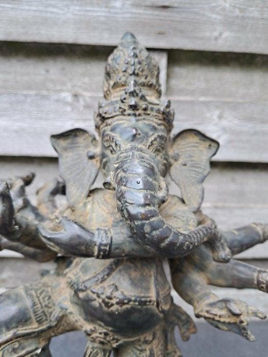 Statue de Ganesh en bronze dans le pur style, Antiquités & Art, Art | Art non-occidental