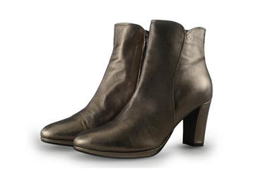 Manfield Enkellaarzen in maat 38 Goud, Kleding | Dames, Schoenen, Overige kleuren, Verzenden, Lage of Enkellaarzen, Manfield
