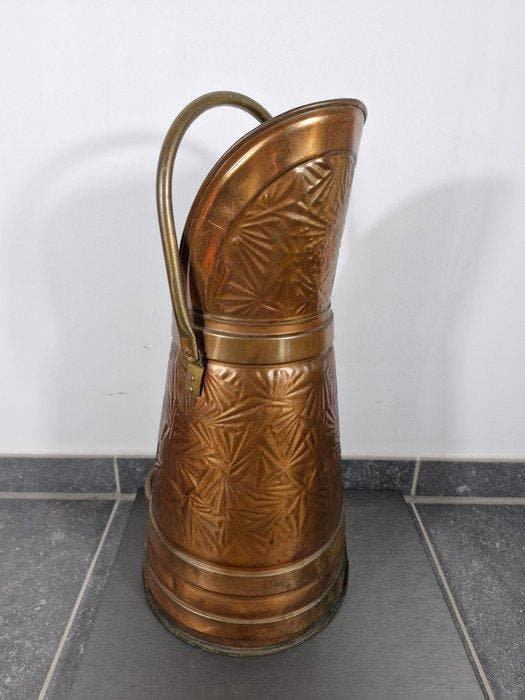 Bak - Metaal, Messing - 1940-1950 - Kolenbak/paraplubak, Antiek en Kunst, Curiosa en Brocante