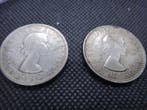 Australië. Elizabeth II. Florin 1954 (Lot of 2 coins)