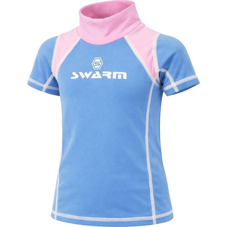 Swarm Rash Vest Short Sleeve Meisjes, Watersport en Boten, Watersportkleding, Nieuw, Ophalen of Verzenden